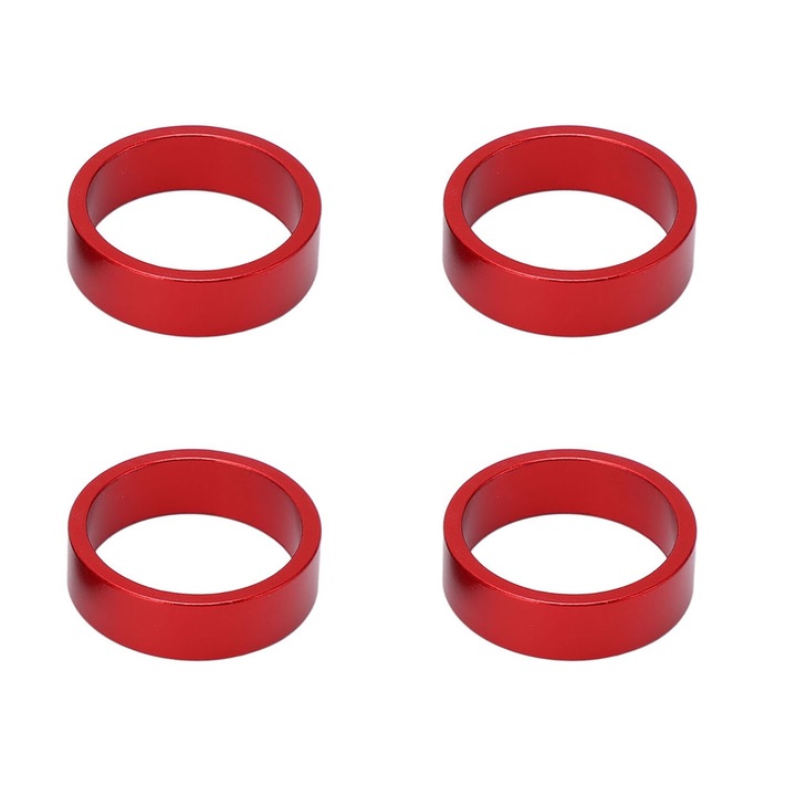 4 броя алуминиеви дистанционни втулки за велосипедни слушалки, дистанционни елементи за стеблото на кормилото на велосипед 28,6x10 мм/1,13x0,39 инча за шосеен велосипед