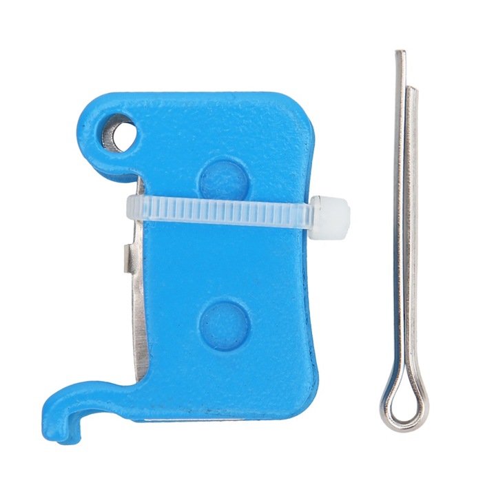 Placute de frana cu disc pentru bicicleta de munte, metal albastru, durabil, de inalta calitate