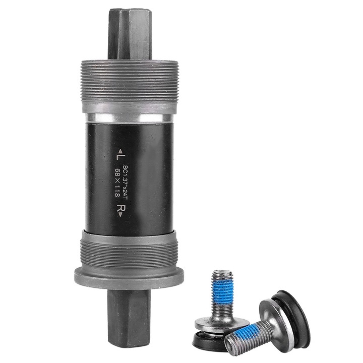 Suport inferior pentru biciclete cu ax cu gaura patrata, piese pentru biciclete pentru manivela cu ax conic patrat (68x118mm)