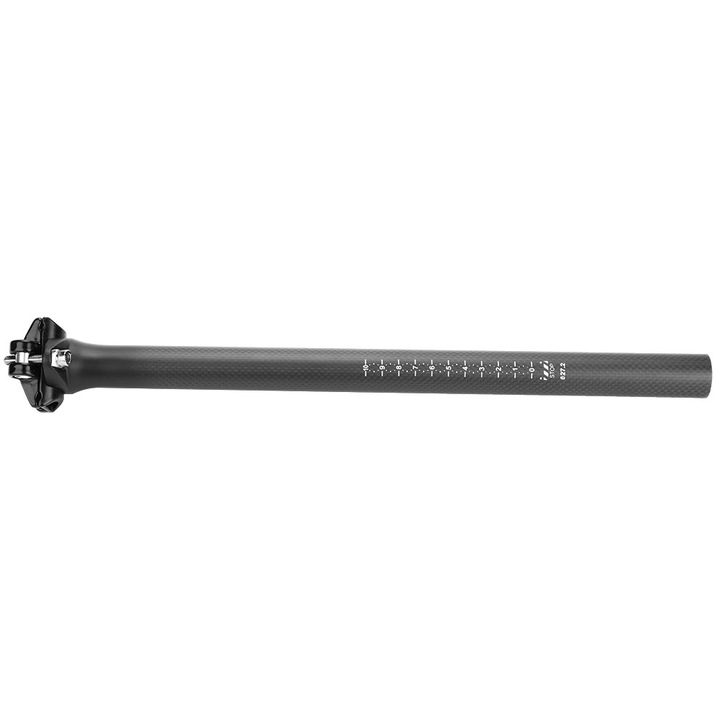 Tija de sa pentru bicicleta, Enforose, fibra carbon, 27.2 x 400 mm, negru
