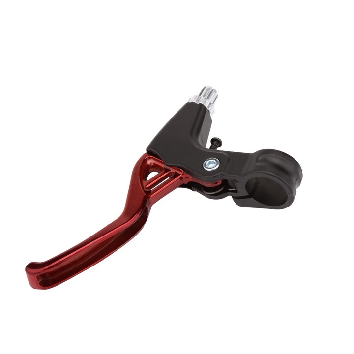 Maner de frana pentru bicicleta de munte, usor, culori hit (rosu)