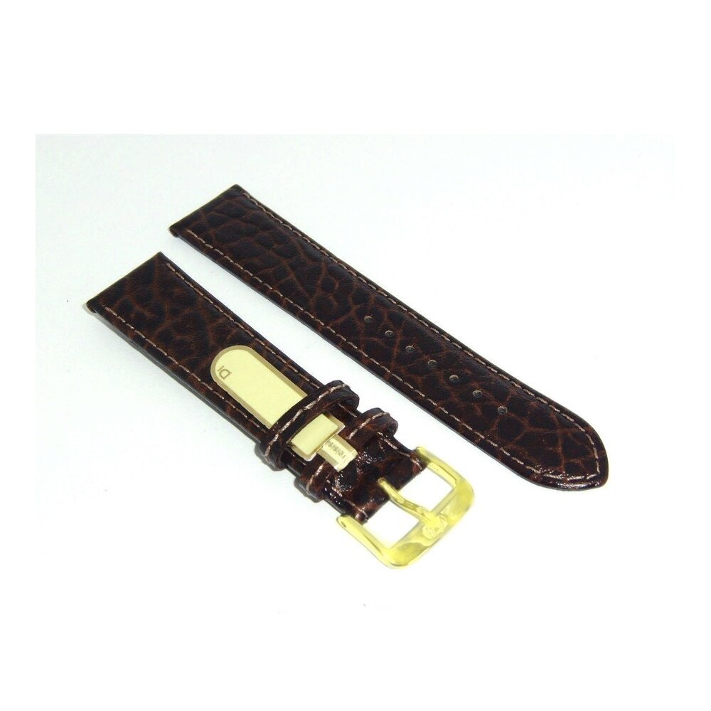 Curea de ceas Di-Modell Camel 1195-28202, 20 mm, Maro inchis, catarama argintie