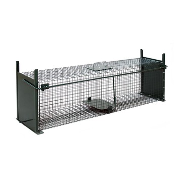 Capcana pentru captare vie ITA H&G, 100x25x25, Pentru hermine, pisici, dihori si alte daunatori, Doua intraru, Mesanism cu trepte, Verde Capcana pentru captare vie ITA H&G, 100x25x25, Pentru hermine, pisici, dihori si alte daunatori, Doua intraru, Mesanism cu trepte, Verde