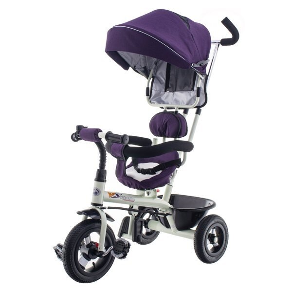 Tricicleta cu scaun rotativ eurobaby t306e-1- violet