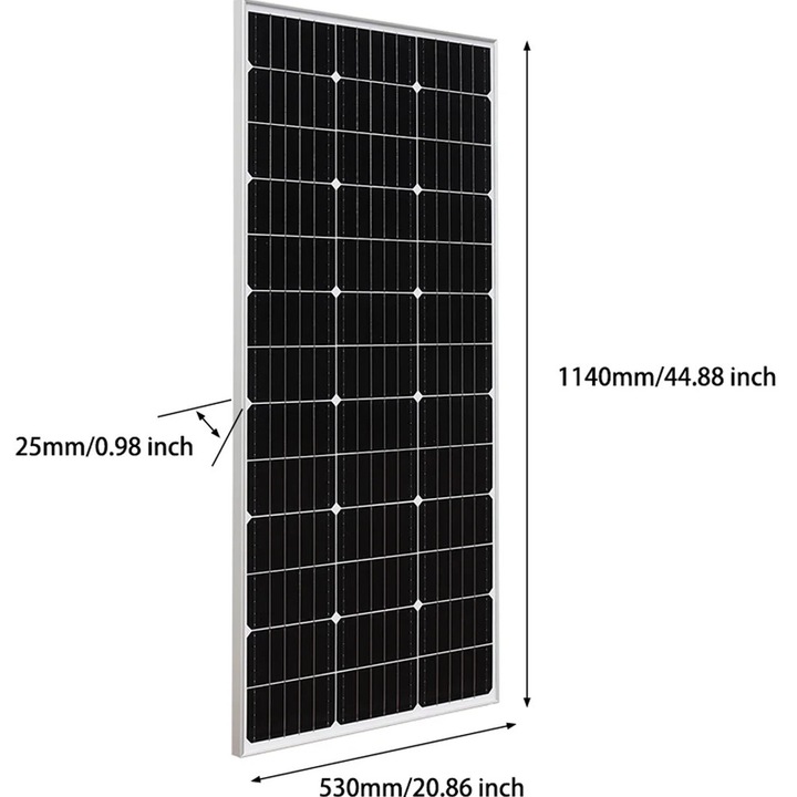Panou solar 150W, monocristalin, 1140x530x25mm, portabil, rezistent la intemperii