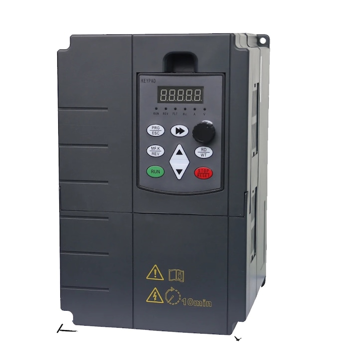 Честотен инвертор, 15KW, 32A, трифазен, 0~650Hz, размери 160x185x247mm