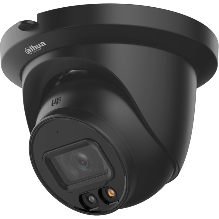 Camera de supraveghere Dahua IPC-HDW2549TM-S-IL-0280B, 5MP, 30m vizibilitate nocturna, IP66, neagra