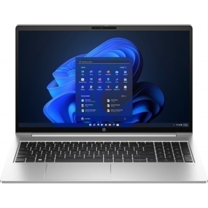Laptop HP ProBook 450 G10, 15,6" Full HD, Intel® Core™ i5 1335U 4,6 GHz-ig, 16 GB RAM DDR4 3200, 512 GB SSD, Intel® UHD Graphics, Windows 11 Pro, szürke metál textúrájú DDR4