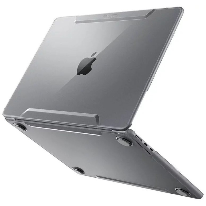 Carcasa protectie laptop, Spigen Thin Fit pentru Macbook Air 15", transparent, 247112, protectie exterioara