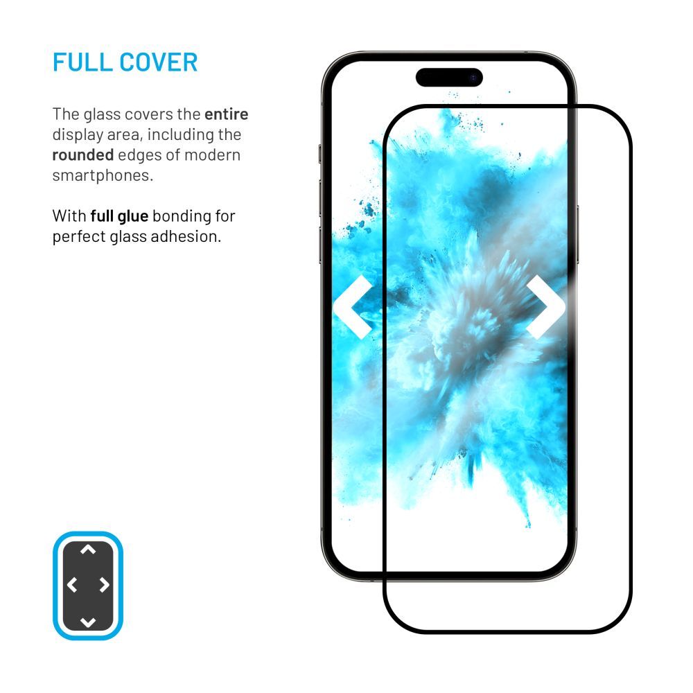 Folie protectie telefon FIXED, Nubia Focus 5G Pro, 2,5D, negru