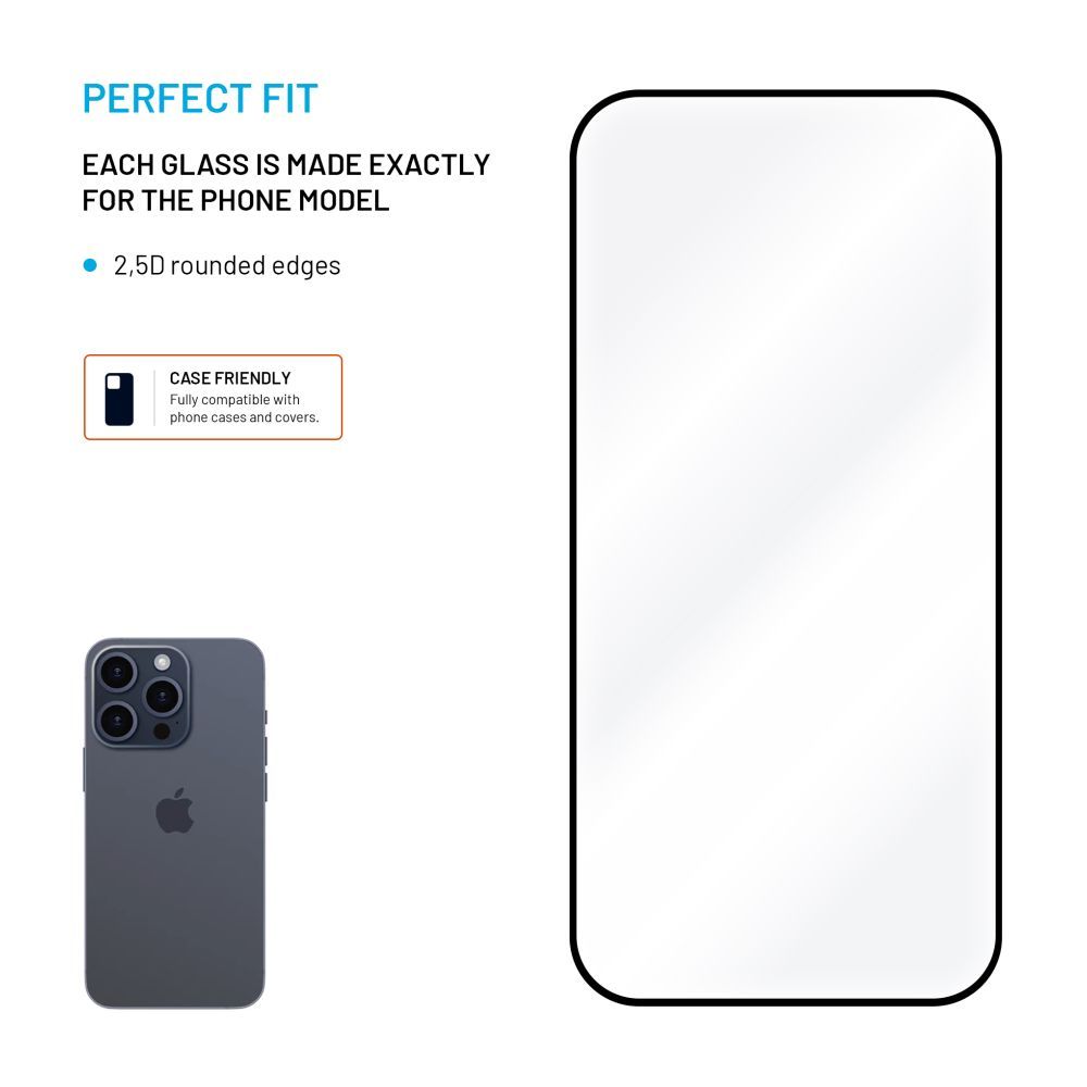 Folie protectie telefon FIXED, Nubia Focus 5G Pro, 2,5D, negru