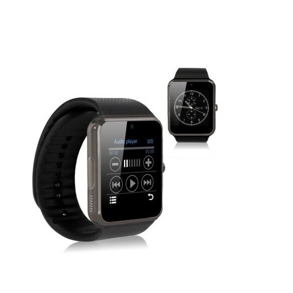 Ceas Smartwatch cu Telefon M Star Grand Time 8, Camera 1,3 Mp, Antizgarieturi, Aluminium, Black, vesiune 2.18