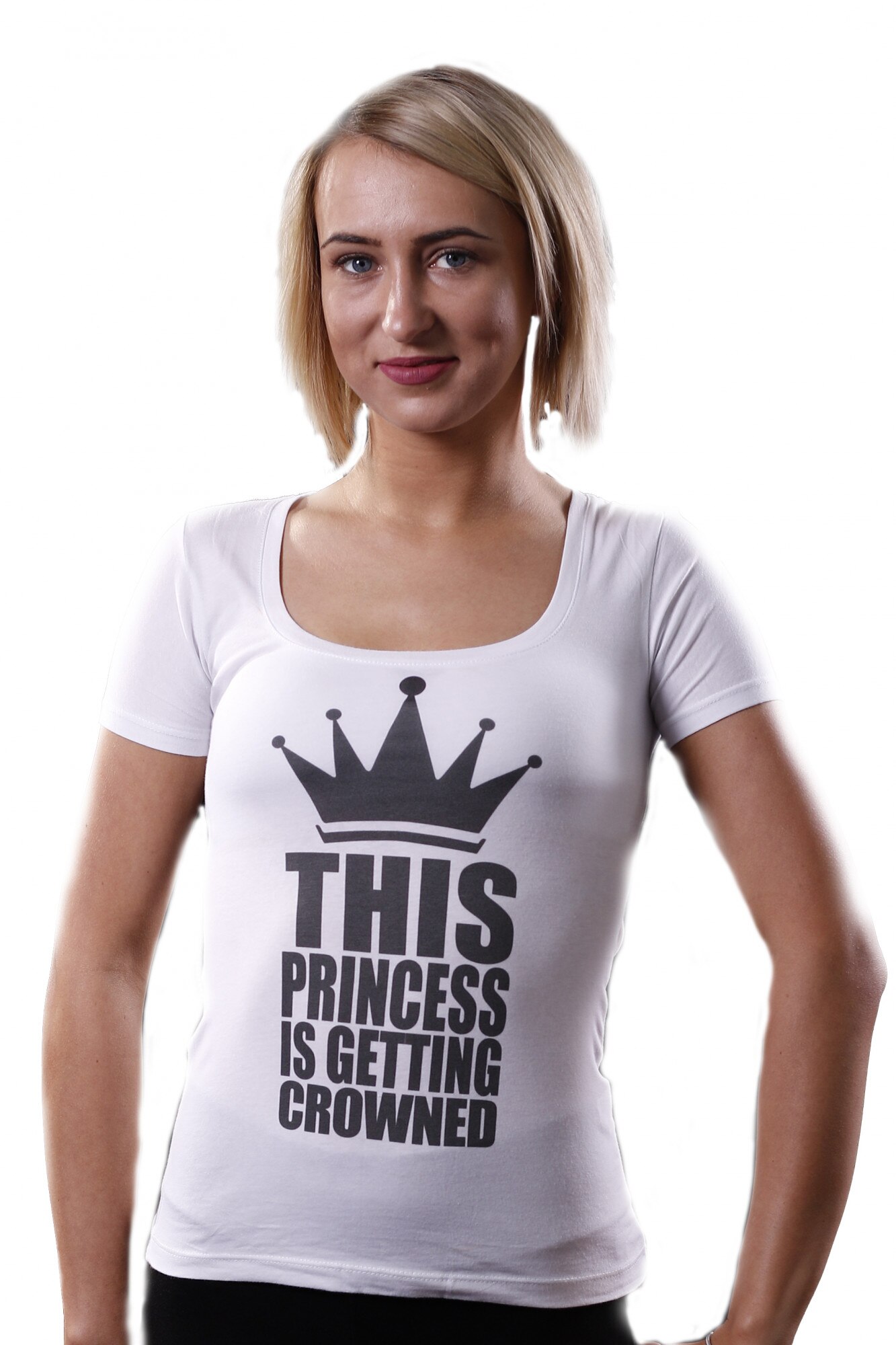 Tricou alb This Princess, Vibes & Style, Alb