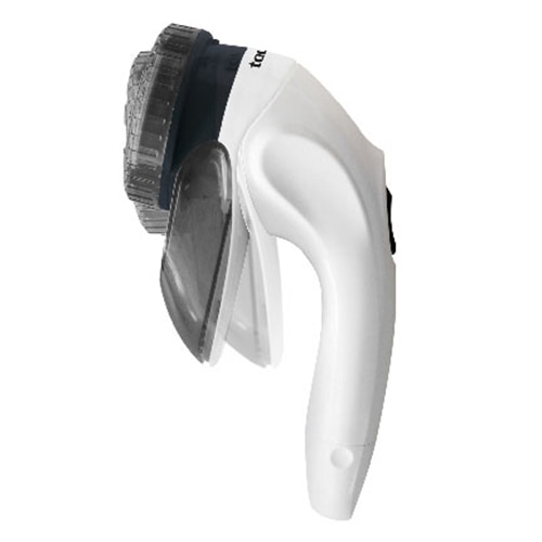 Aparat de curatat scame Taurus Perfect Complet, 3.6V, acumulatori, compact, cap flexibil, cutit inox, 3 inaltimi de taiere, periuta de curatat, autonomie 30 min, Alb/Gri