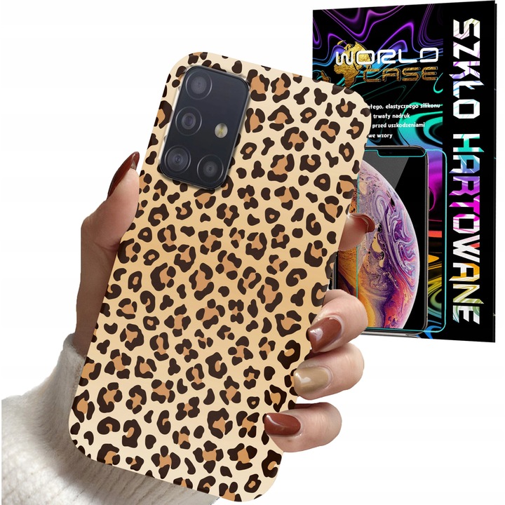 Etui telefon, World Case, multicolora, silicon, pentru Samsung Galaxy A51