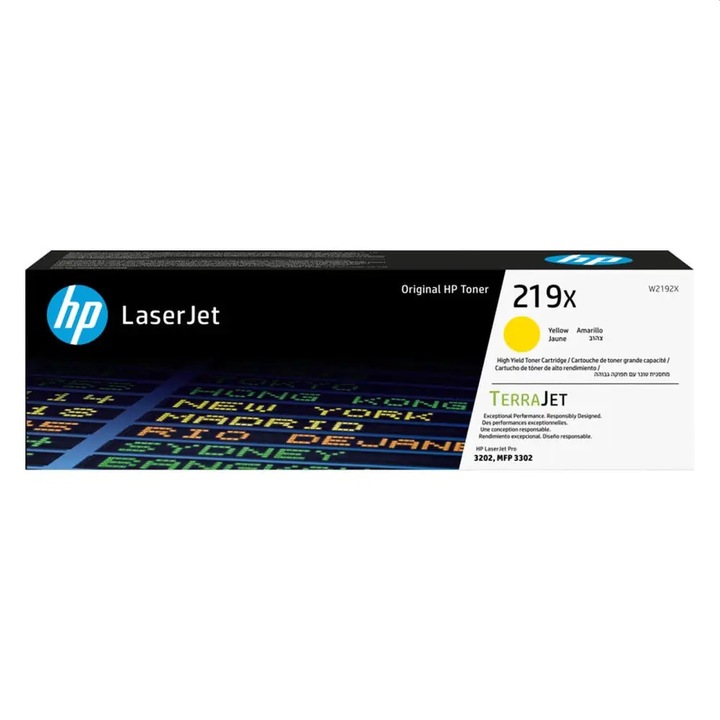 Cartus de toner original HP 219X Yellow (W2192X)