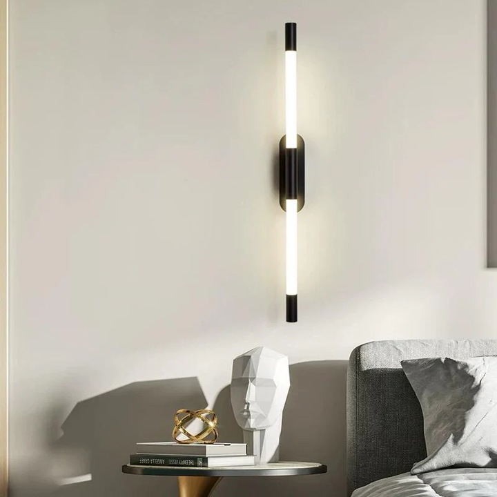 RFAN LED fali lámpa, R9154/800 modell, 3 fénytípus, 10 W, fekete