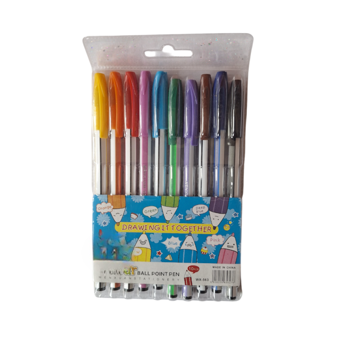 Set pix colorat WENXUAN, 10 piese, 1mm