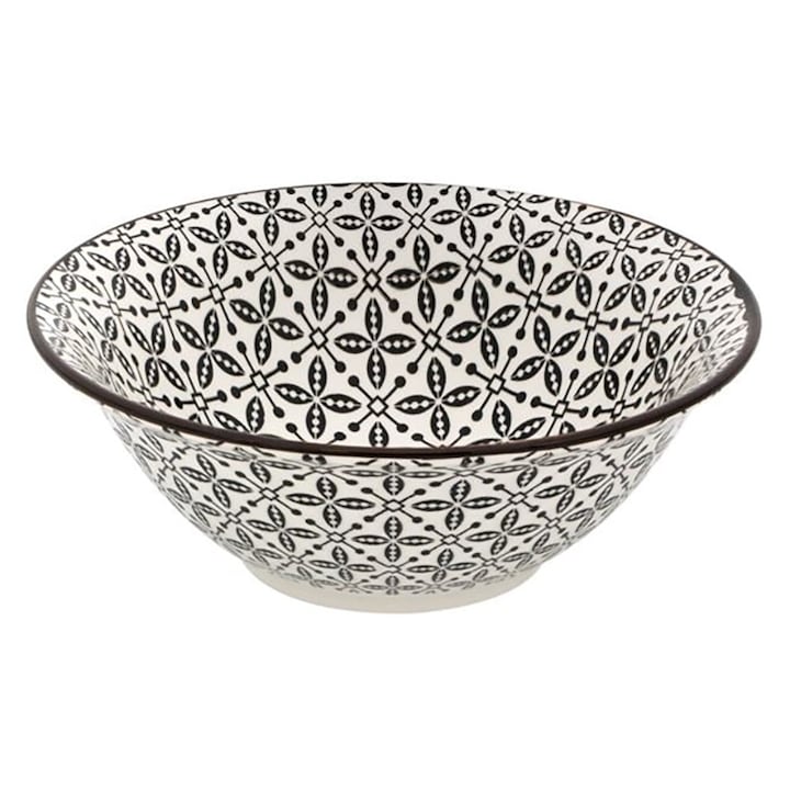 Порцеланова купа, 450 мл, 15.5 х 5.5 см, Многоцветен