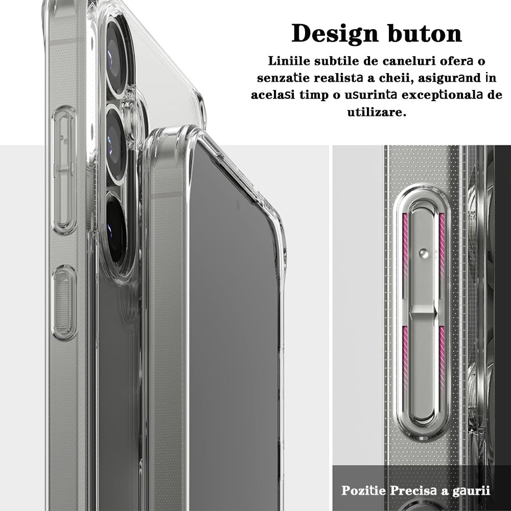 Husa de protectie pentru, GUIXUAN, TPU, Compatibila cu, Samsung Galaxy S25 Ultra, Policarbonat, Transparent