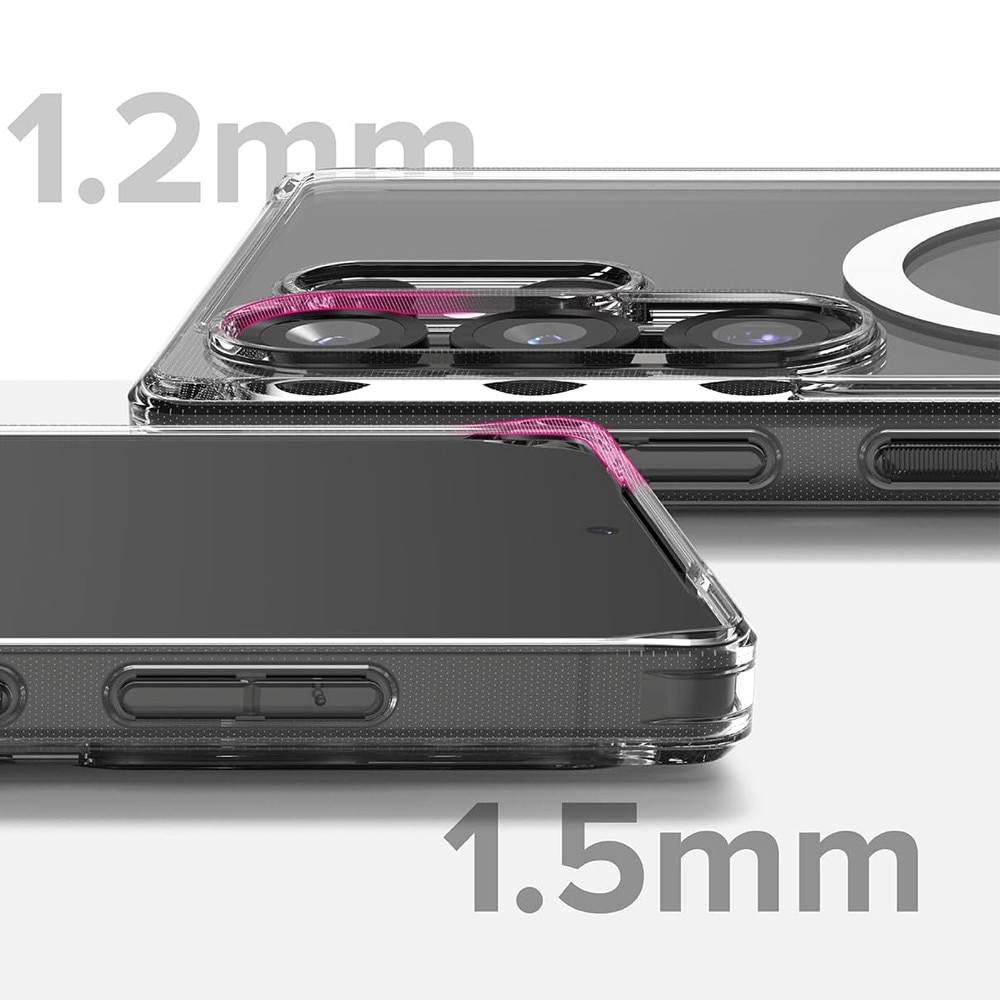 Husa de protectie pentru, GUIXUAN, TPU, Compatibila cu, Samsung Galaxy S25 Ultra, Policarbonat, Transparent