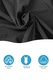 Costum de baie dama, SINBINTA, 2 piese, Push up, Curele reglabile, Burete detasabil, Talie inalta, Cu pliuri, Pentru vacante tropicale, vara, plaja si piscina, luna de miere, croaziera, Bumbac, Negru, Negru