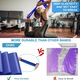 5 db-os rugalmas szalag készlet, Hggzeg, rugalmas nyújtópánt, fitnesz-ellenállás szalag, ergonómikus, csúszásgátló, helyreállító torna, erő, koordináció, mobilitás, nyújtás, TPE, 5 különböző ellenállási szint, többszínű