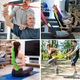 5 db-os rugalmas szalag készlet, Hggzeg, rugalmas nyújtópánt, fitnesz-ellenállás szalag, ergonómikus, csúszásgátló, helyreállító torna, erő, koordináció, mobilitás, nyújtás, TPE, 5 különböző ellenállási szint, többszínű
