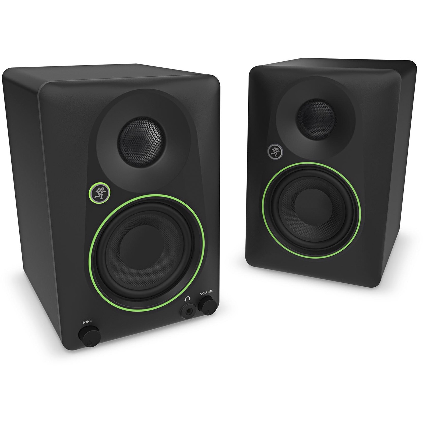 Boxe de studio active, Mackie, CR35BT, difuzoare de 3,5 inchi cu control ton, Bluetooth, negru