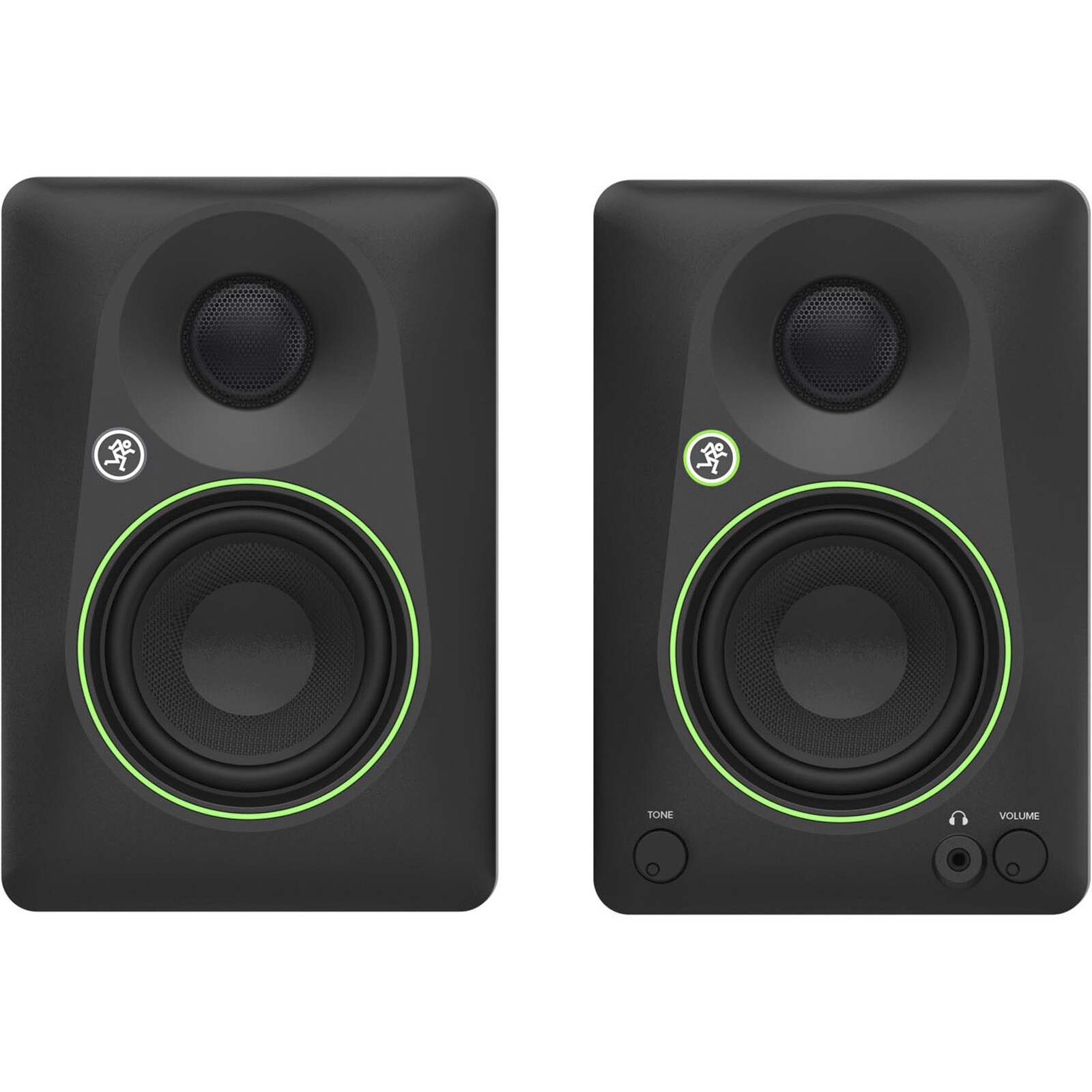 Boxe de studio active, Mackie, CR35BT, difuzoare de 3,5 inchi cu control ton, Bluetooth, negru