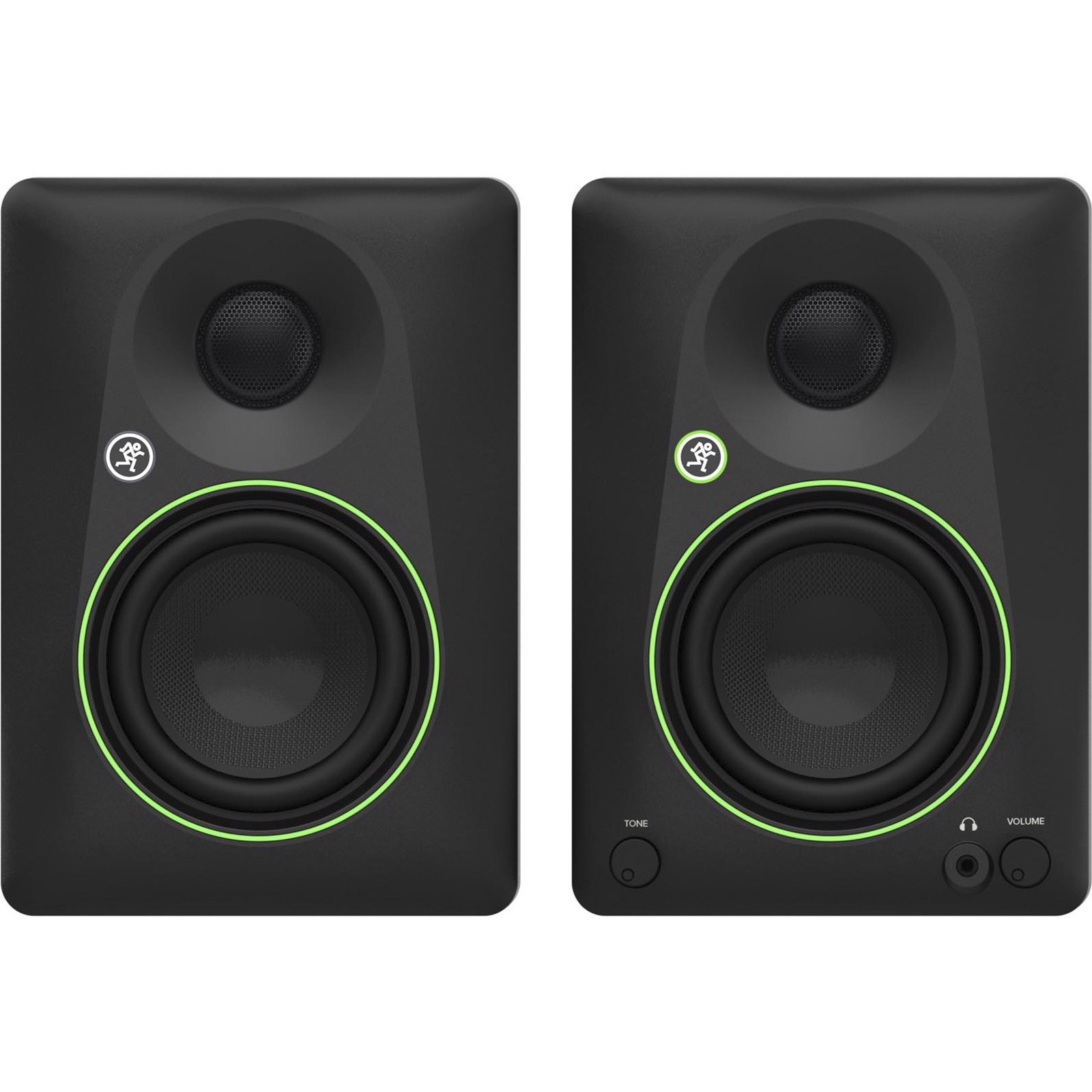 Boxe de studio active, Mackie, CR45BT, Difuzoare de 4, 5 inchi cu control ton, Bluetooth, Negru