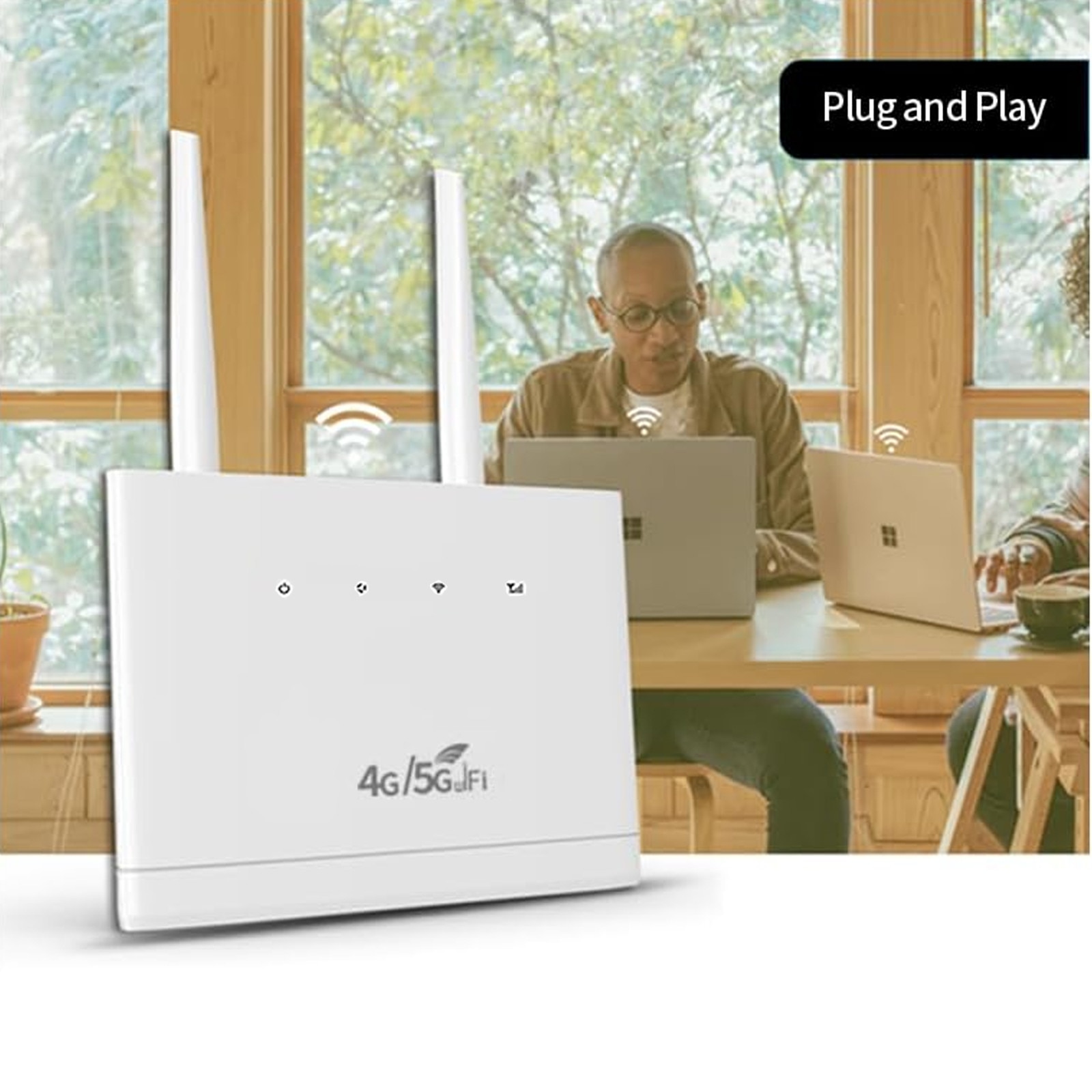 Router Wireless 4G, SINBINTA, Router Portabil, 300Mbps, Cu slot pentru ...
