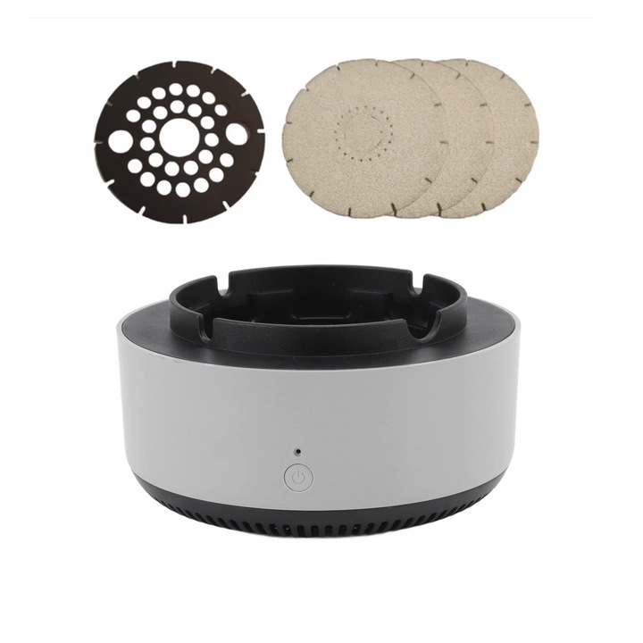 OEM 2 az 1-ben hamutartó, füstelnyelő, légszűrővel, szürke