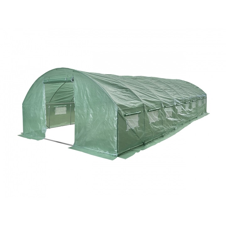 Kerti napozóágy 8 x 4 x 2 m, zöld fólia