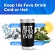 Cana termos calatorie Best DAD Ever, SassyCups, negru, otel inoxidabil, 625 ml