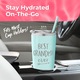 Cana termos calatorie Best Grandma Ever, SassyCups, mint, otel inoxidabil, 625 ml