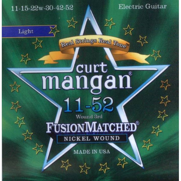 Set Corzi Chitara Electrica - Curt Mangan Nickel Wound 11-52
