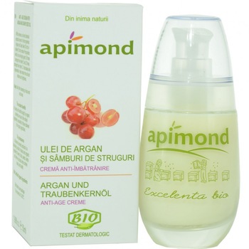 Crema anti- imbatranire cu ulei de argan si samburi de struguri, bio, 50ml Crema anti- imbatranire cu ulei de argan si samburi de struguri, bio, 50ml