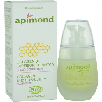 Crema contur ochi cu colagen si laptisor de matca, bio, 30ml Crema contur ochi cu colagen si laptisor de matca, bio, 30ml