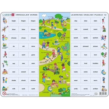 Puzzle Invatam Limba Engleza Nr12, 54 Piese, Larsen Puzzle Invatam Limba Engleza Nr12, 54 Piese, Larsen
