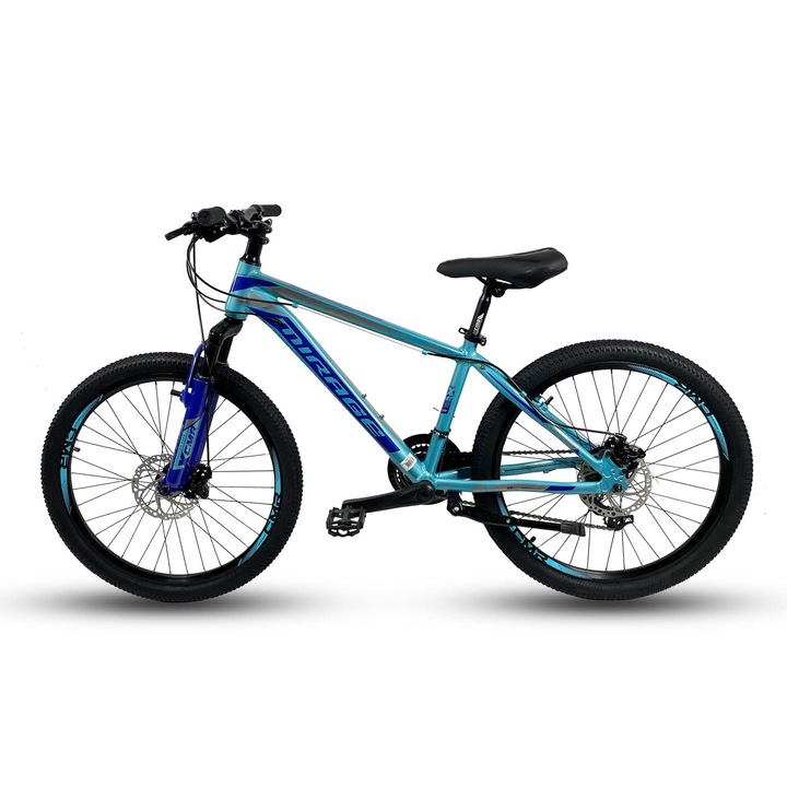Bicicleta din aluminiu Mirage 24 inch, 21 viteze, frane cu disc