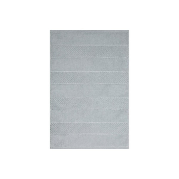 Памучен килим за баня Jessi Silver 60x90 см