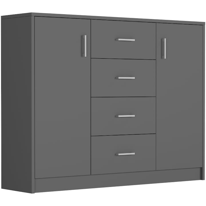 Comoda moderna, PVC, U-1 Antracyt, 85x35x110