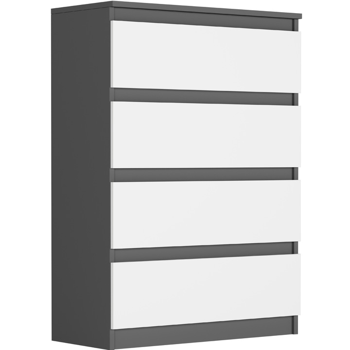 Comoda moderna, PVC, R-4 ANTRACYT MIX, 98x40x70