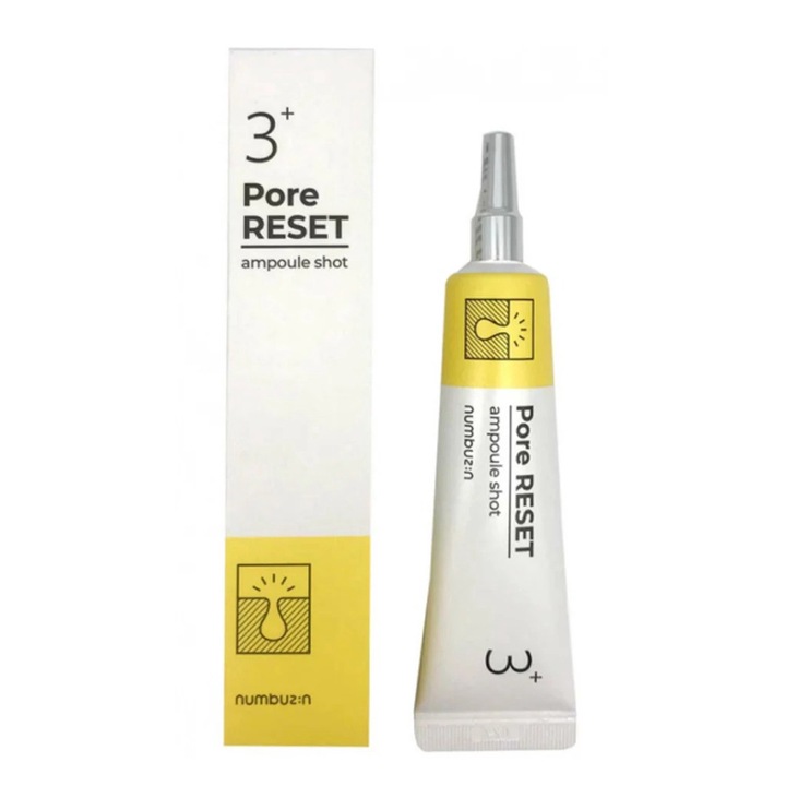 Ser pentru pori No.3, Numbuzin, Pore Reset Ampoule Shot, 25ml