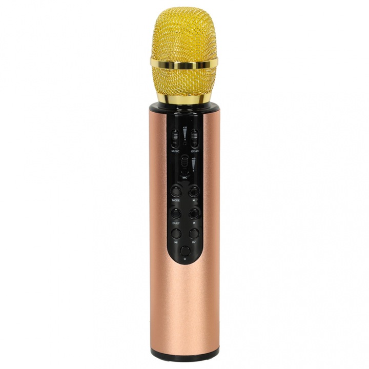 Bluetooth Gold vezeték nélküli karaoke mikrofon