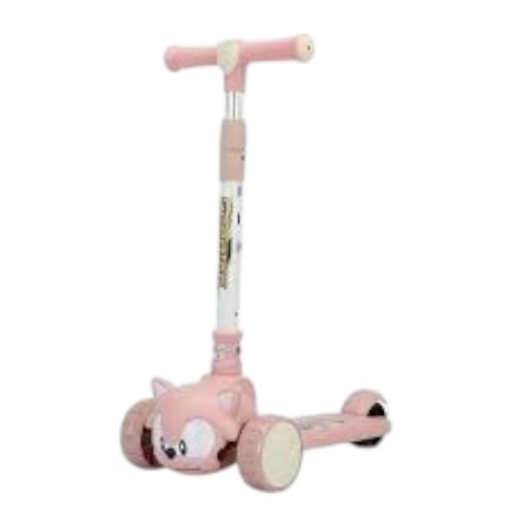 Rózsaszín roller 905, PENDAN, három kerékkel