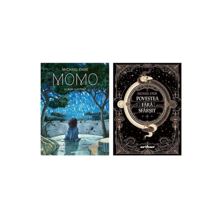 Pachet Povestea fara sfarsit si Momo (album ilustrat) - Michael Ende