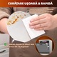 Presa hamburger, Omelivon® BS-P3, presa burger, din otel inoxidabil 304, cu manere din silicon rezistent la caldura, pentru gratar si gatit. Rezistenta la pata, usor de curatat, 14 cm, Negru