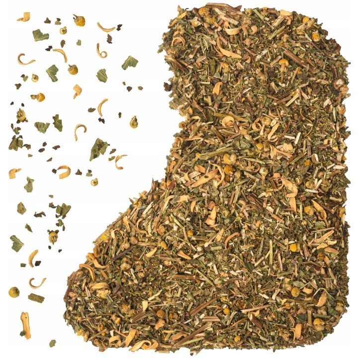 Ceai din plante, RolPol, 50 g, cu menta si musetel